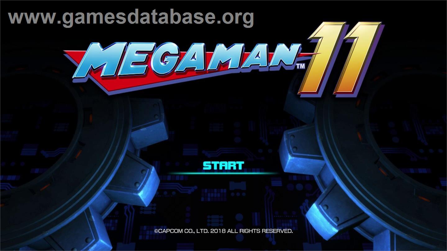 Mega Man 11 - Microsoft Windows - Artwork - Title Screen