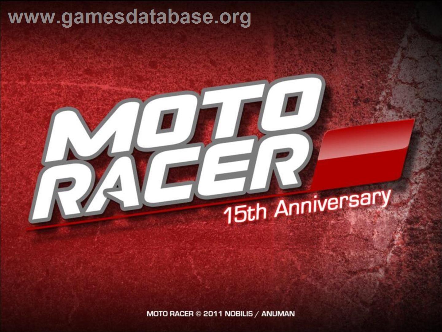 Moto Racer - Microsoft Windows - Artwork - Title Screen