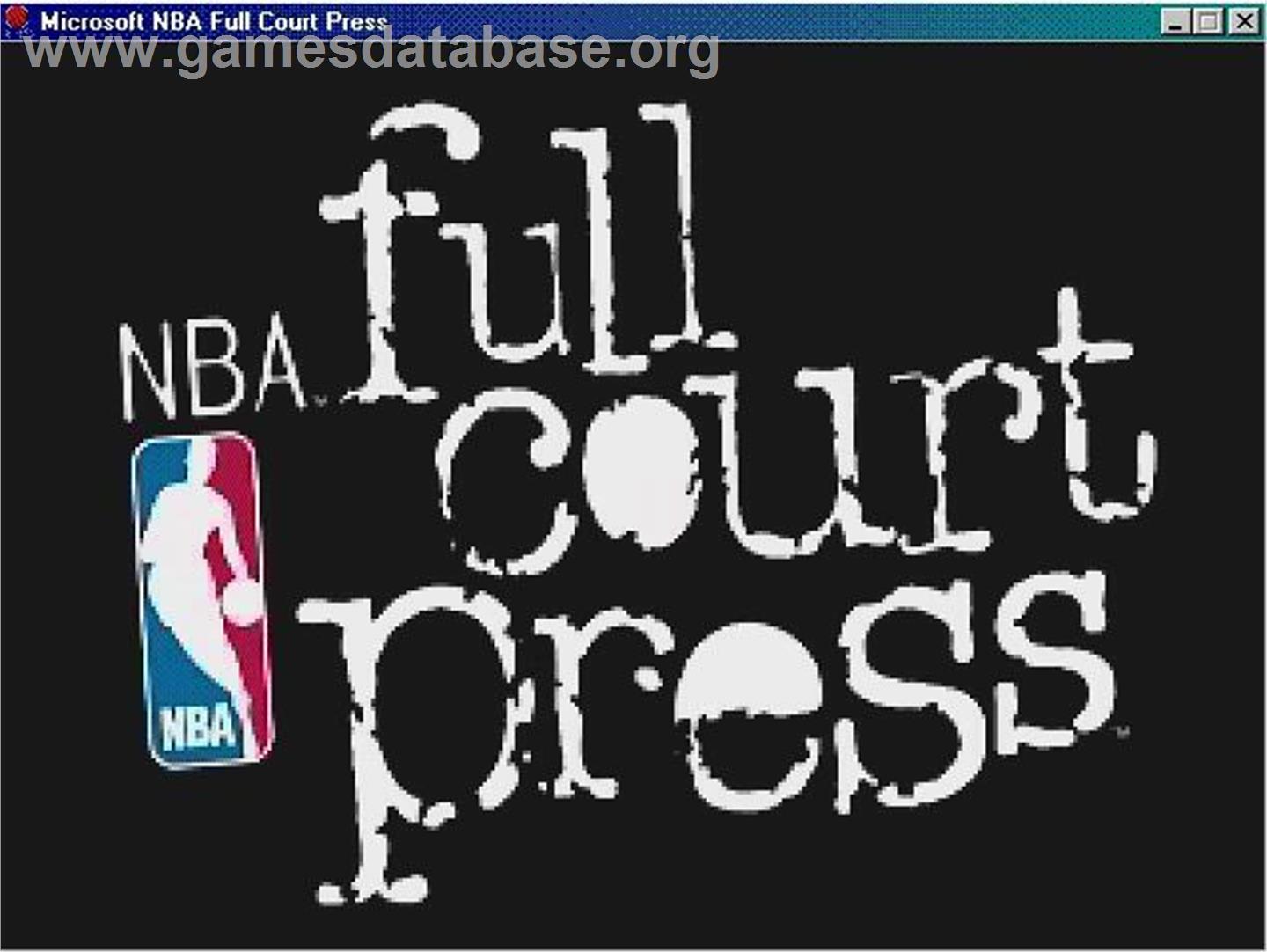 NBA Full Court Press - Microsoft Windows - Artwork - Title Screen