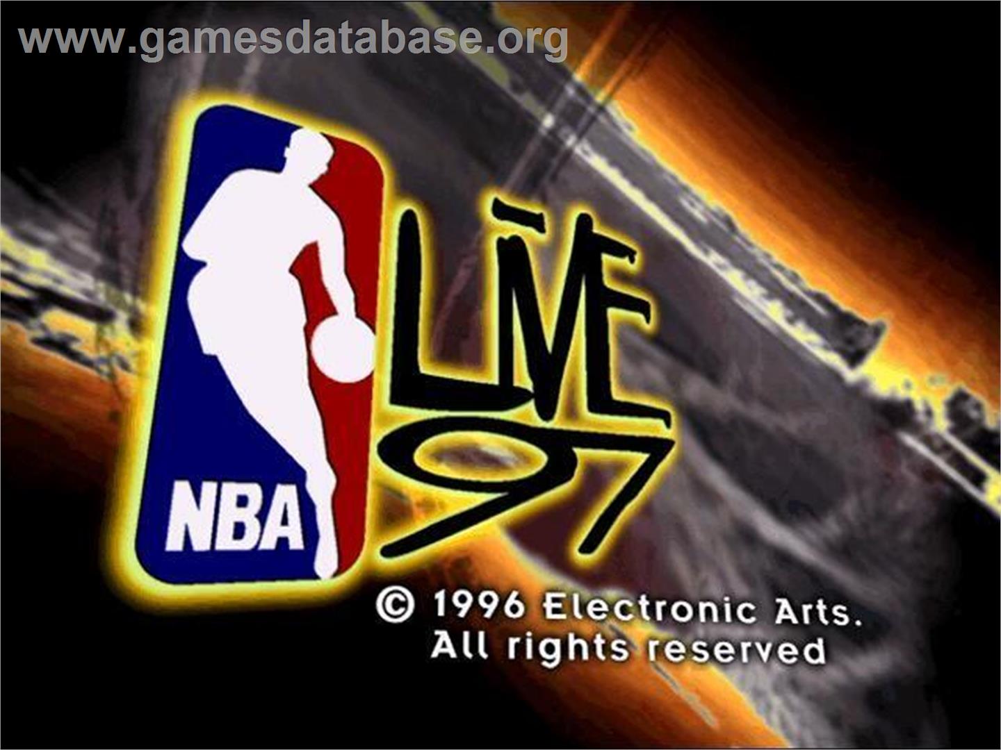 NBA Live 97 - Microsoft Windows - Artwork - Title Screen