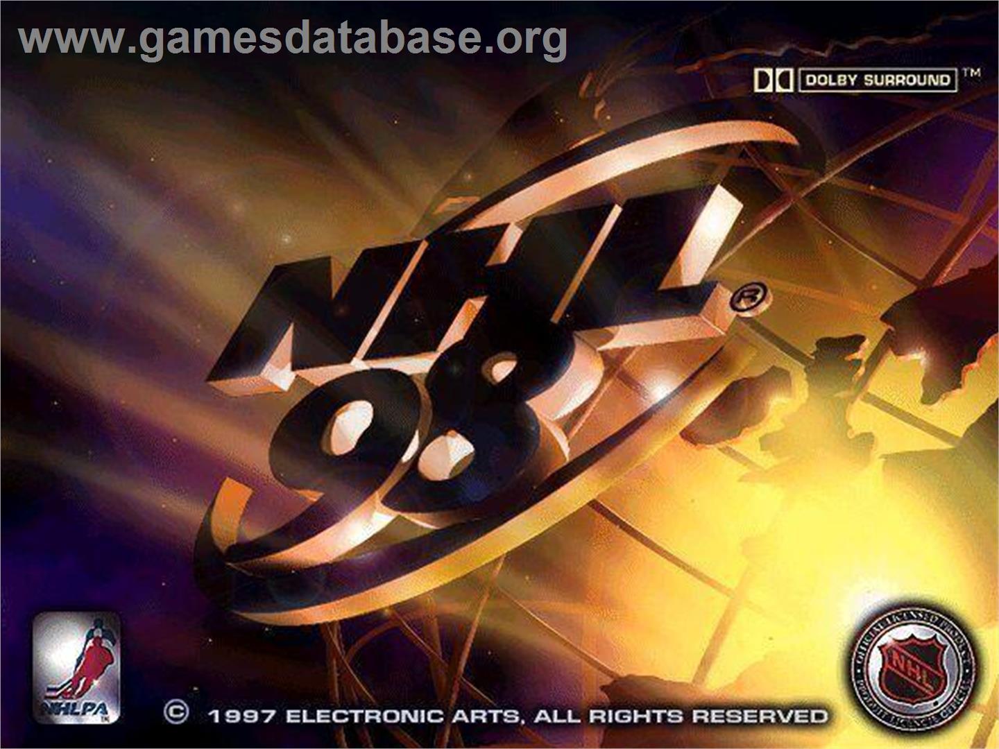 NHL 98 - Microsoft Windows - Artwork - Title Screen