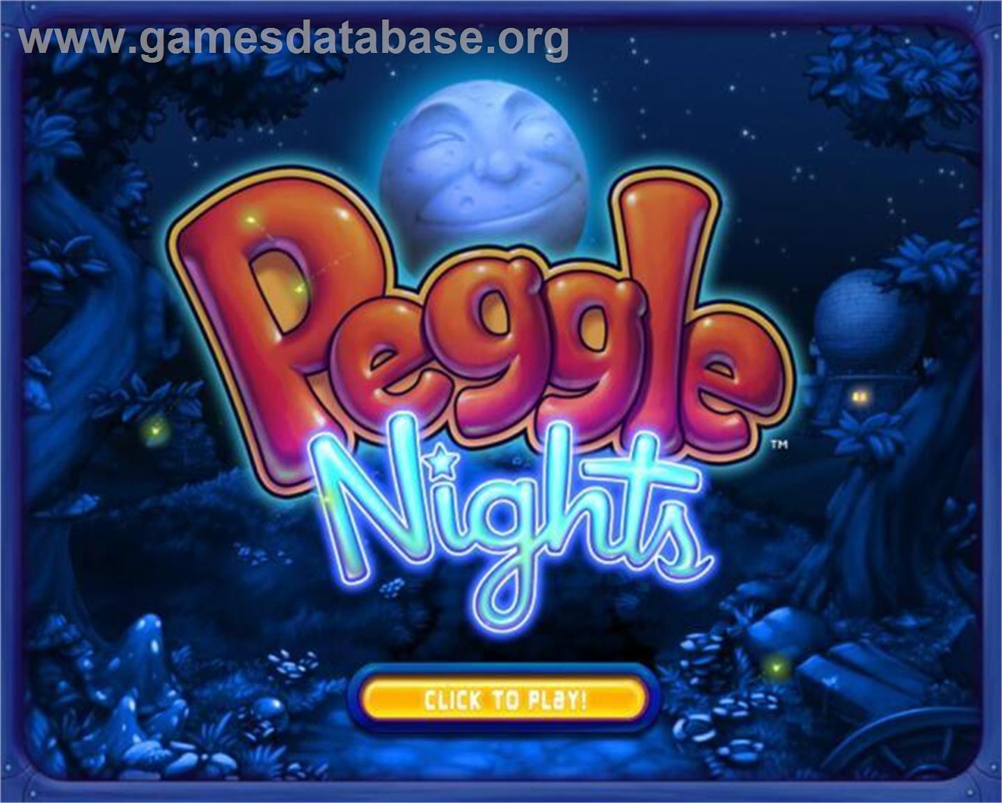 Peggle - Nights - Microsoft Windows - Artwork - Title Screen