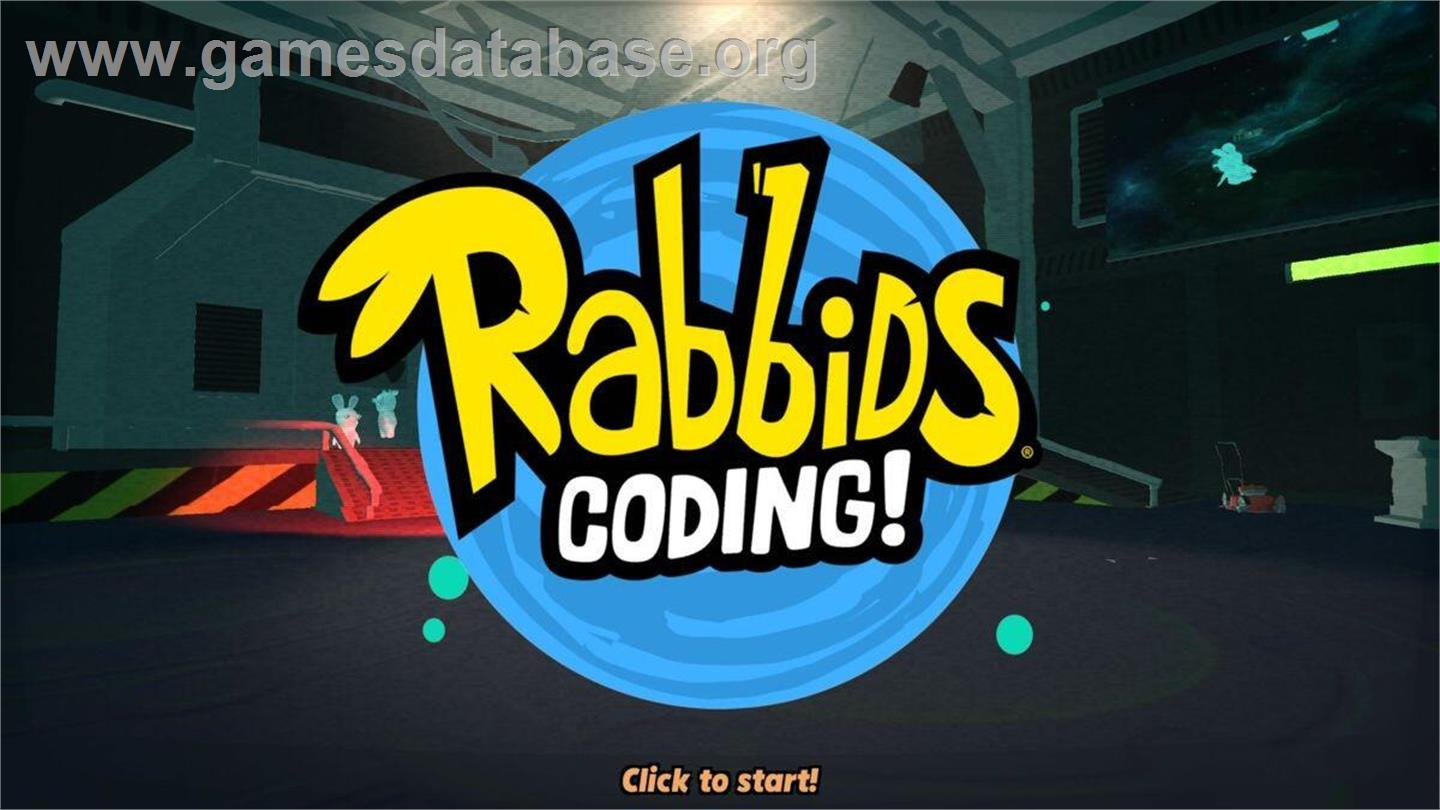 Rabbids - Coding! - Microsoft Windows - Artwork - Title Screen