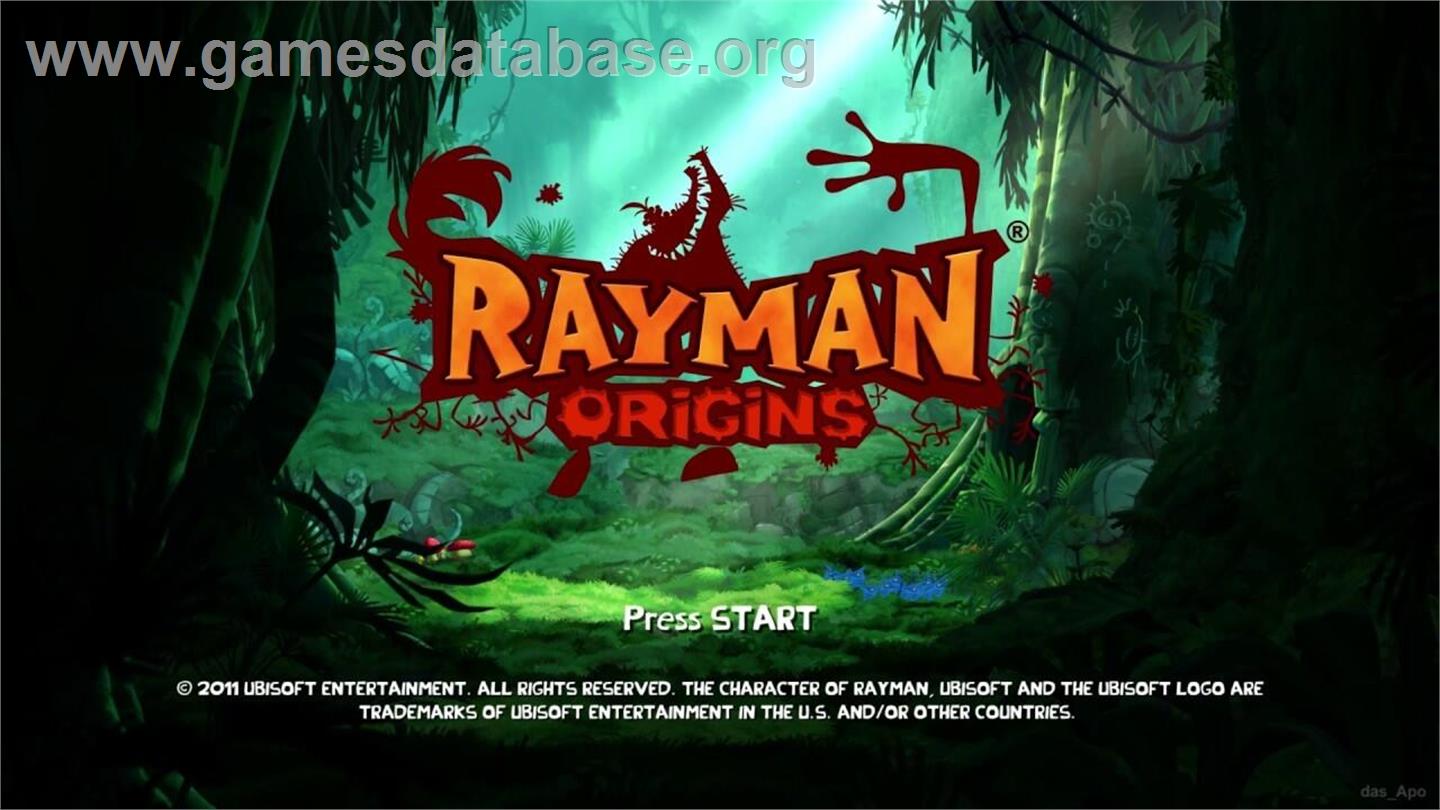Rayman Origins - Microsoft Windows - Artwork - Title Screen