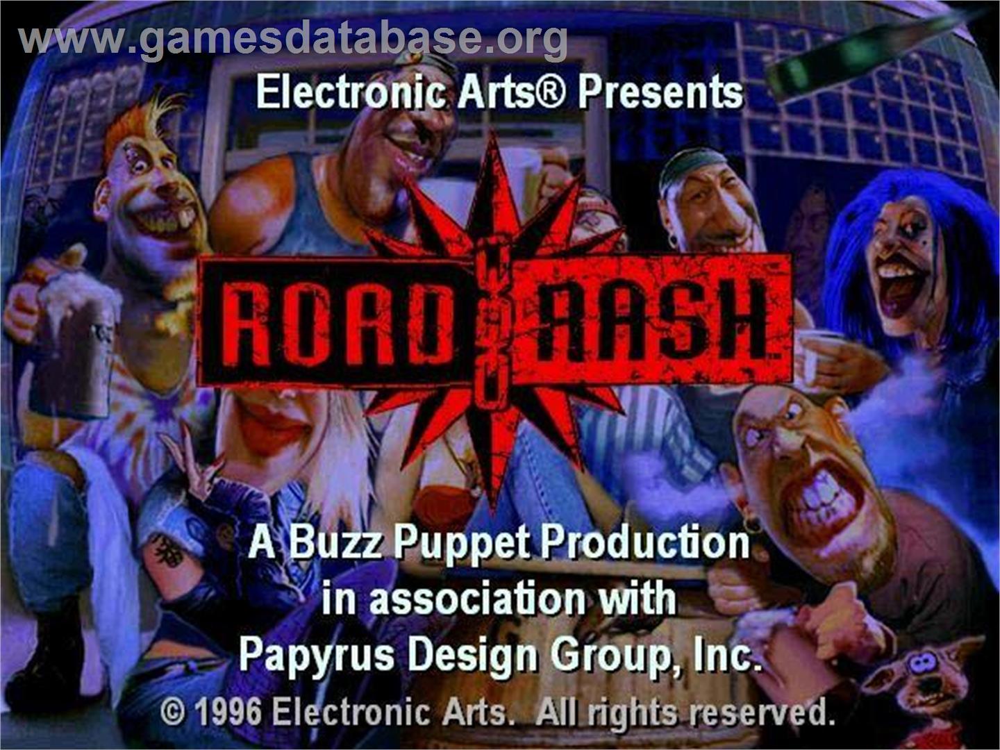 Road Rash - Microsoft Windows - Artwork - Title Screen