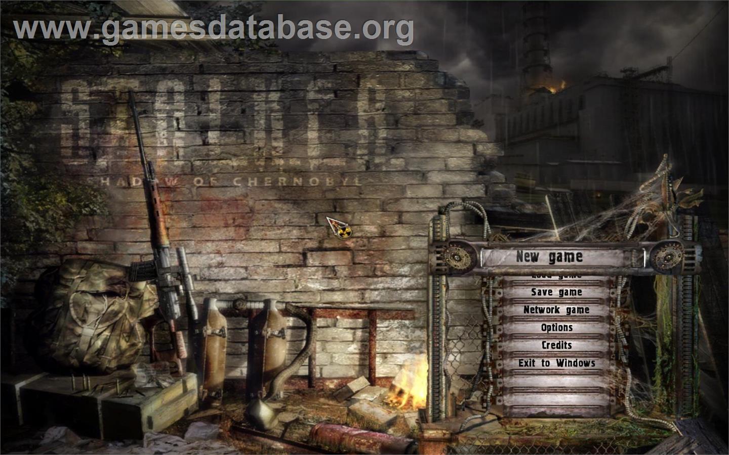 S.T.A.L.K.E.R. - Shadow of Chernobyl - Microsoft Windows - Artwork - Title Screen