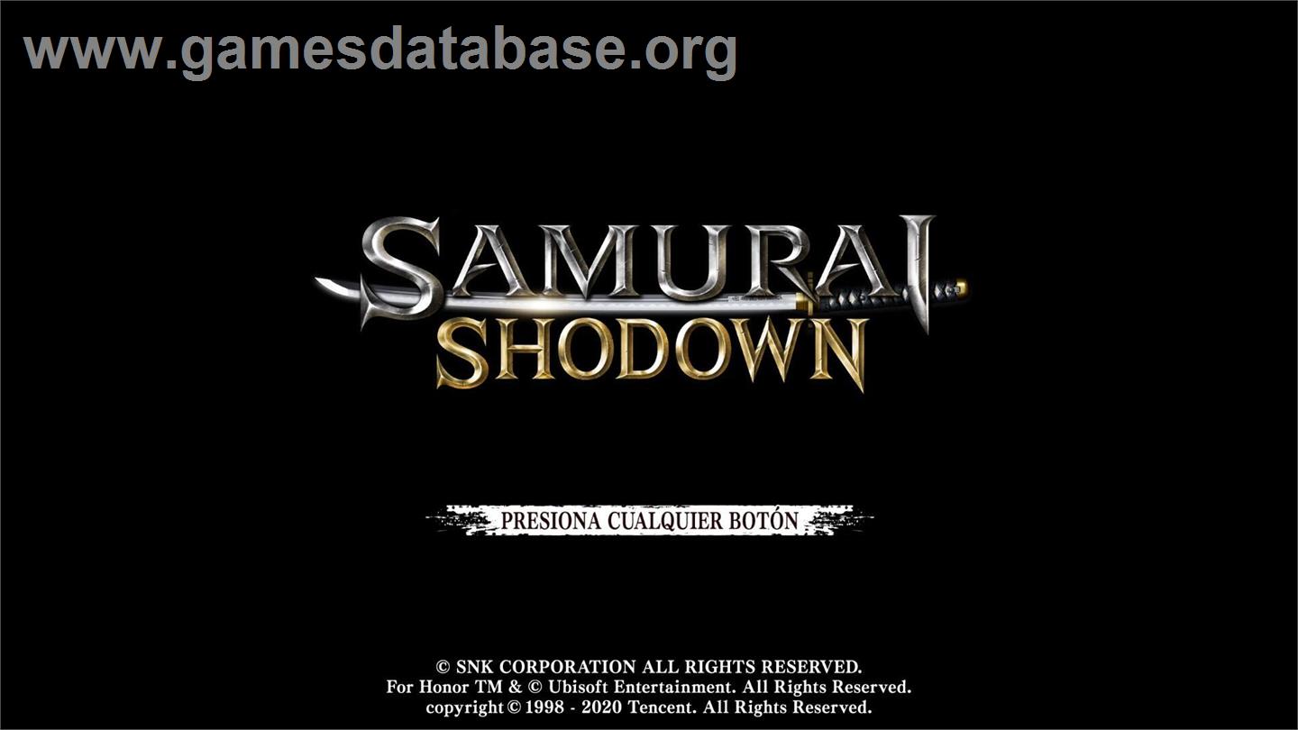 Samurai Shodown - Microsoft Windows - Artwork - Title Screen