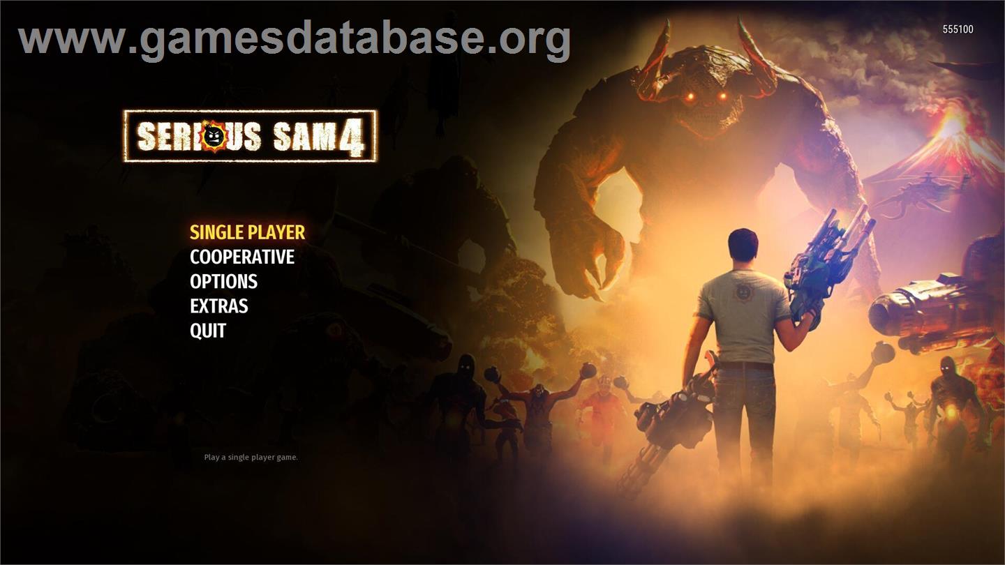 Serious Sam 4 - Microsoft Windows - Artwork - Title Screen