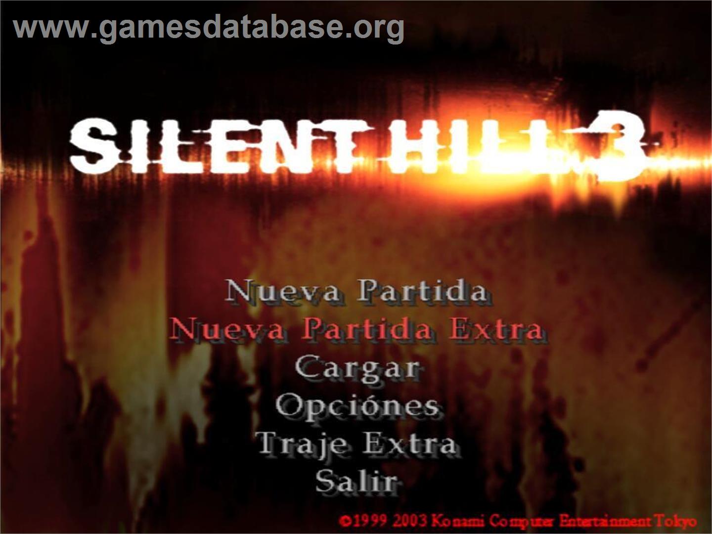 Silent Hill 3 - Microsoft Windows - Artwork - Title Screen