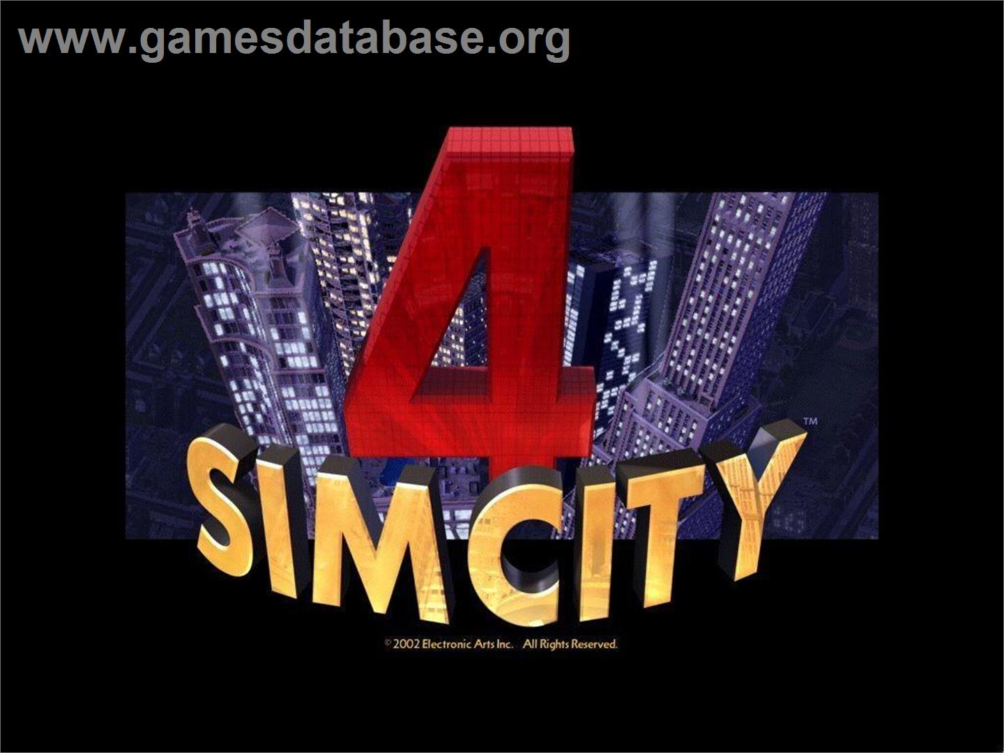 SimCity 4 - Microsoft Windows - Artwork - Title Screen