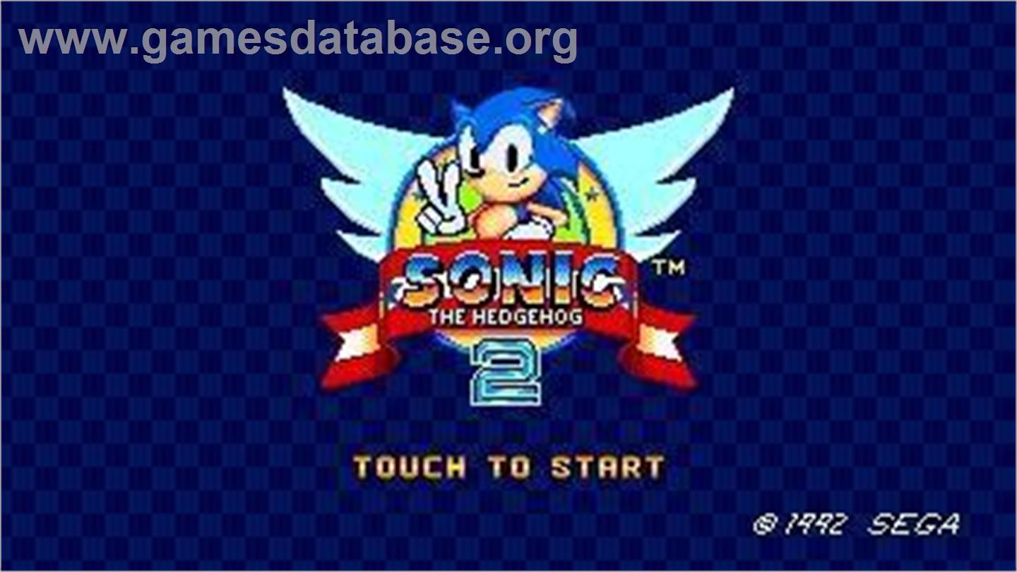 Sonic SMS Remake 2 - Microsoft Windows - Artwork - Title Screen