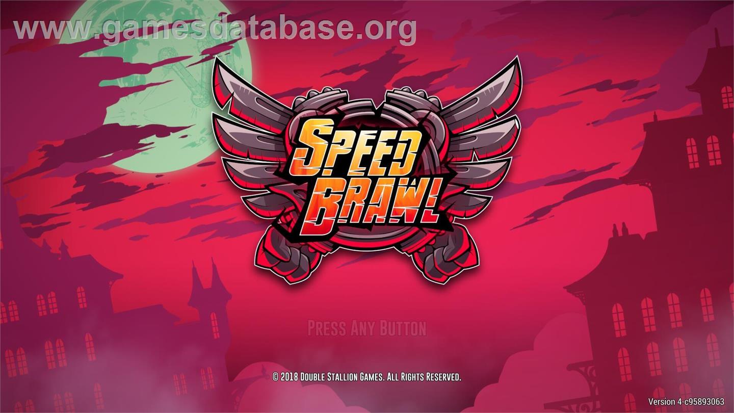 Speed Brawl - Microsoft Windows - Artwork - Title Screen