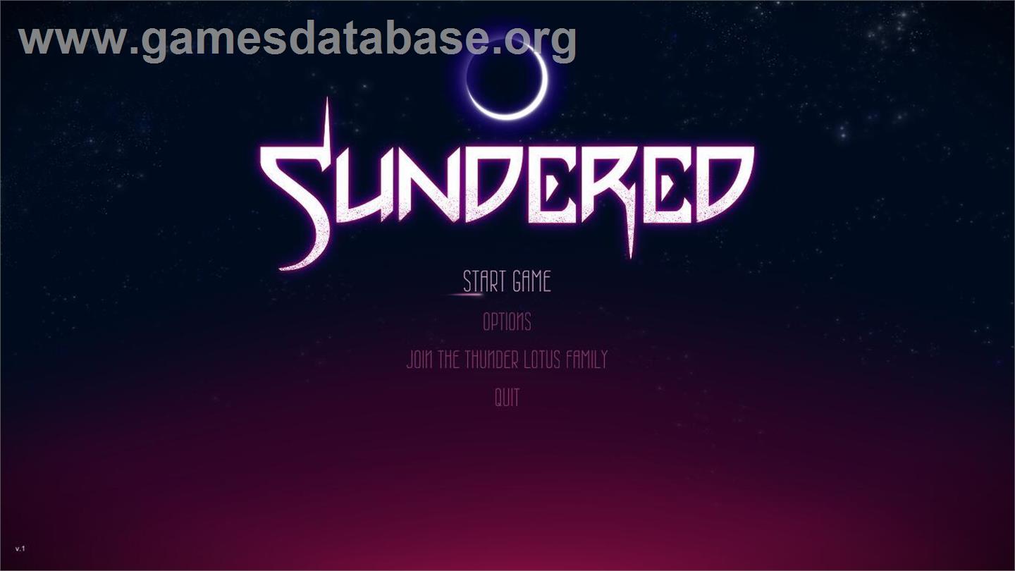 Sundered - Microsoft Windows - Artwork - Title Screen
