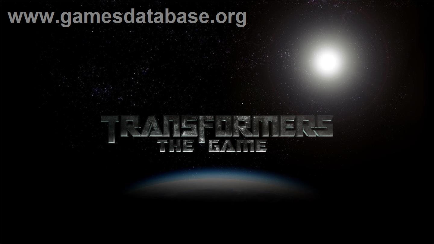 Transformers - The Game - Microsoft Windows - Artwork - Title Screen