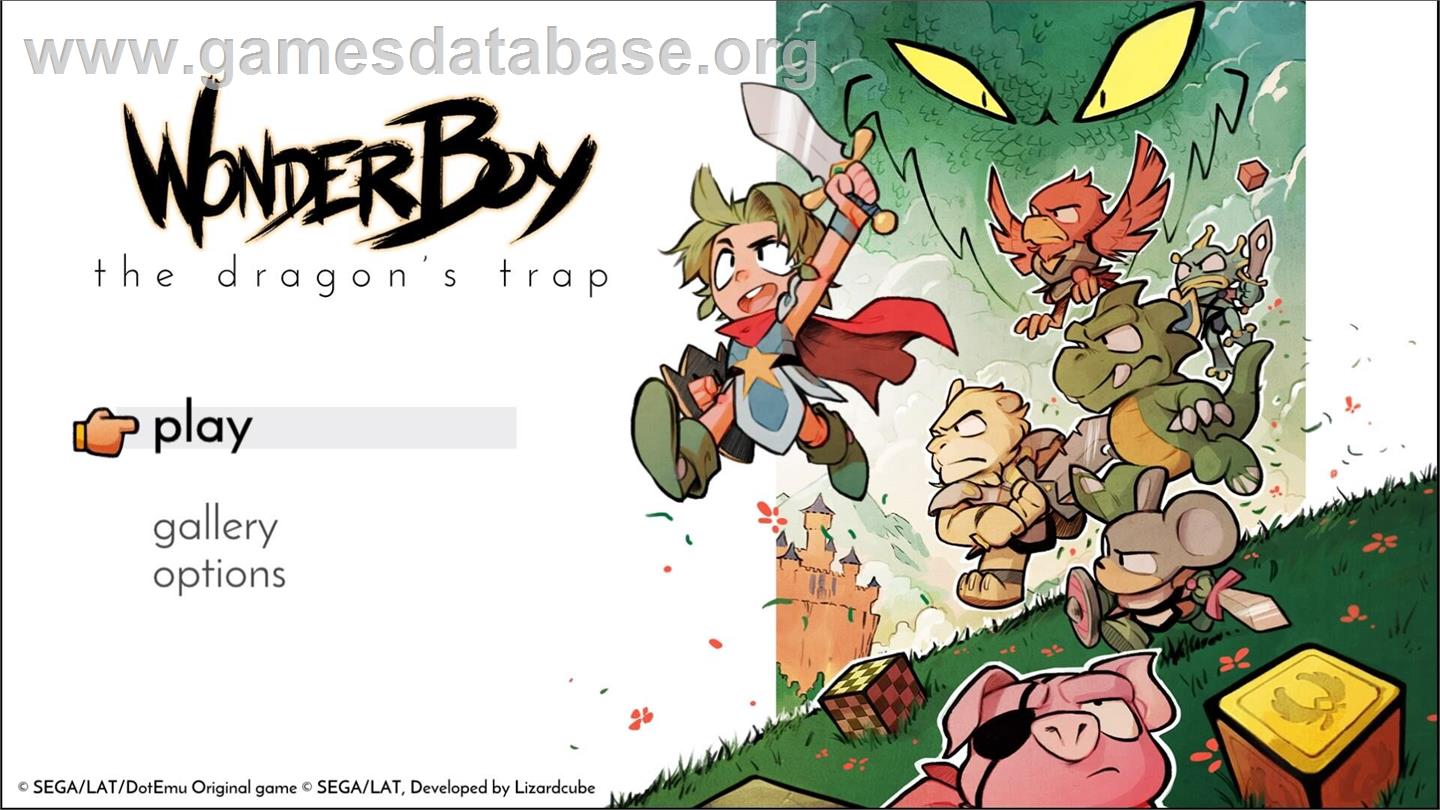 Wonder Boy - The Dragon's Trap - Microsoft Windows - Artwork - Title Screen