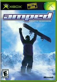 Box cover for Amped: Freestyle Snowboarding on the Microsoft Xbox.