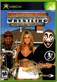 Box cover for Backyard Wrestling 2: There Goes the Neighborhood on the Microsoft Xbox.