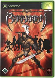 Box cover for Barbarian on the Microsoft Xbox.