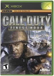 Box cover for Call of Duty: Finest Hour on the Microsoft Xbox.