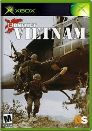 Box cover for Conflict - Vietnam on the Microsoft Xbox.
