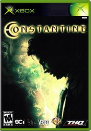 Box cover for Constantine on the Microsoft Xbox.