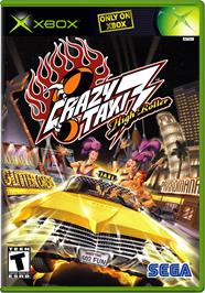 Box cover for Crazy Taxi 3 on the Microsoft Xbox.