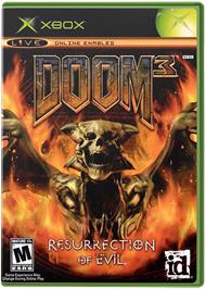 Box cover for DOOM³: Resurrection of Evil on the Microsoft Xbox.