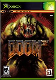 Box cover for DOOM³ on the Microsoft Xbox.