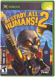 Box cover for Destroy All Humans! 2 on the Microsoft Xbox.