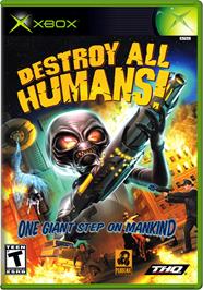 Box cover for Destroy All Humans on the Microsoft Xbox.