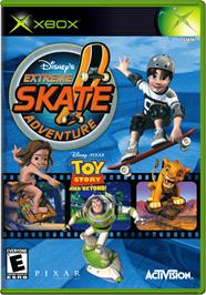 Box cover for Disney's Extreme Skate Adventure on the Microsoft Xbox.