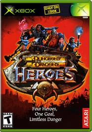 Box cover for Dungeons And Dragons - Heroes on the Microsoft Xbox.