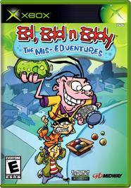 Box cover for Ed, Edd n Eddy: The Mis-Edventures on the Microsoft Xbox.