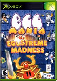 Box cover for Eggo Mania on the Microsoft Xbox.