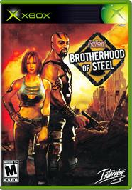 Box cover for Fallout: Brotherhood of Steel on the Microsoft Xbox.