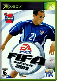 Box cover for Fifa Football 2003 on the Microsoft Xbox.