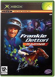 Box cover for Frankie Dettori Racing on the Microsoft Xbox.