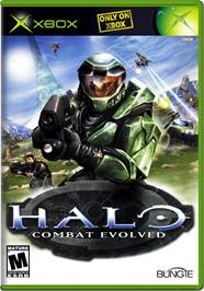 Box cover for Halo - Combat Evolved on the Microsoft Xbox.