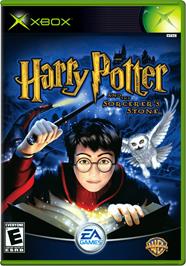 Box cover for Harry Potter and the Sorcerer's Stone on the Microsoft Xbox.