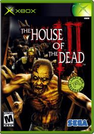 Box cover for House of the Dead 3 on the Microsoft Xbox.