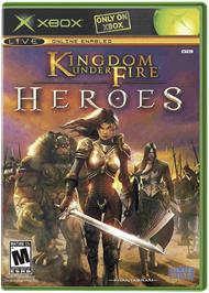 Box cover for Kingdom Under Fire: Heroes on the Microsoft Xbox.