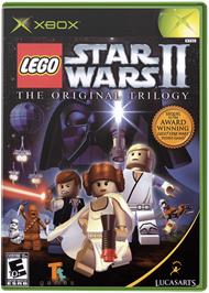 Box cover for LEGO Star Wars 2 - The Original Trilogy on the Microsoft Xbox.