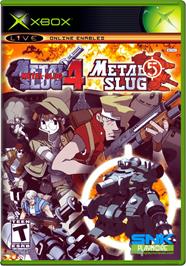 Box cover for Metal Slug 4 & 5 on the Microsoft Xbox.