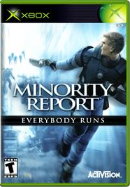 Box cover for Minority Report: Everybody Runs on the Microsoft Xbox.