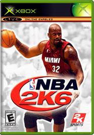 Box cover for NBA 2K6 on the Microsoft Xbox.