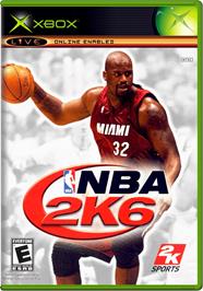 Box cover for Nba 2k6 on the Microsoft Xbox.