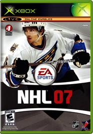 Box cover for Nhl 07 on the Microsoft Xbox.