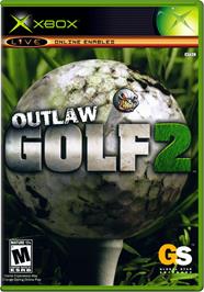 Box cover for Outlaw Golf 2 on the Microsoft Xbox.