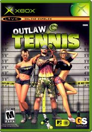 Box cover for Outlaw Tennis on the Microsoft Xbox.