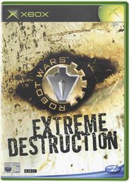 Box cover for Robot Wars - Extreme Destruction on the Microsoft Xbox.